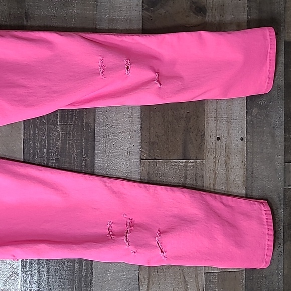 JC & JQ Jeans Hot Pink Skinny Leg 3X - Picture 10 of 14